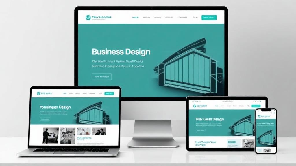 Responsive web design Pretoria mockup on multiple devices