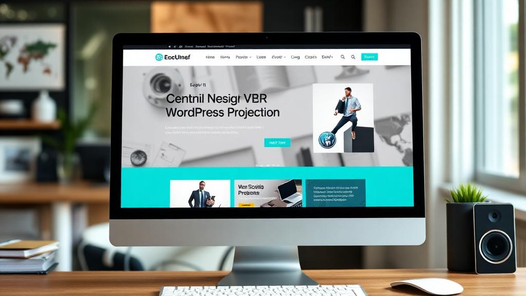 Custom WordPress website design project completed in Pretoria