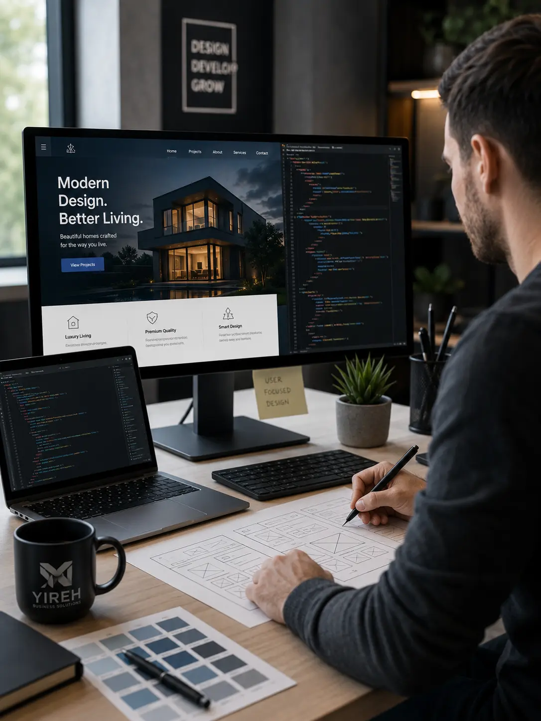 Bespoke web design Pretoria — Yireh Business Solutions